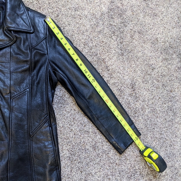 Vintage 90s Wilsons Maxima 100% Leather Jacket - Picture 11 of 12